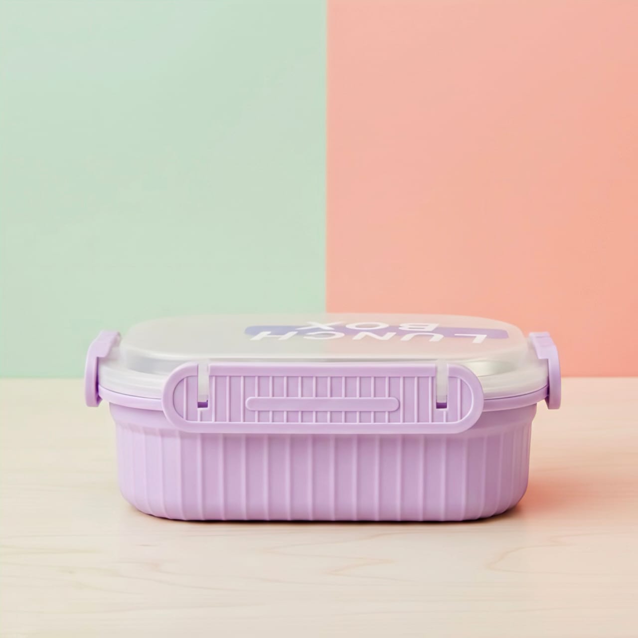 Premium Pastel Airtight Lunch Box – BPA-Free, 3-Compartment Design