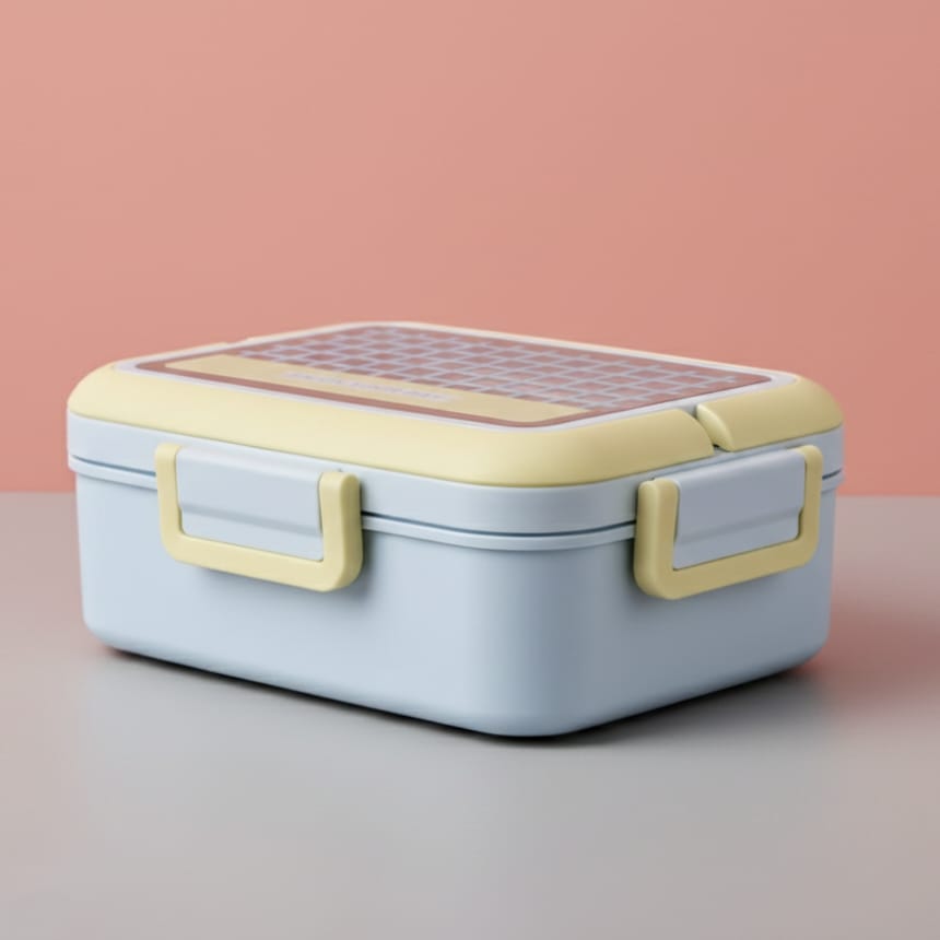 Premium Pastel Stainless Steel Lunch Box – Leakproof & BPA-Free