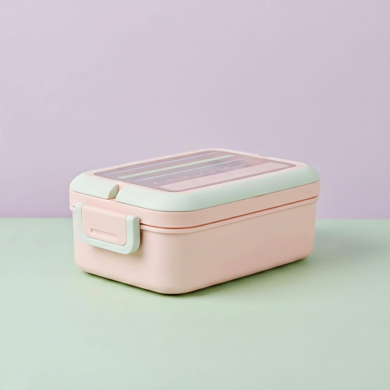 Premium Pastel Stainless Steel Lunch Box – Leakproof & BPA-Free