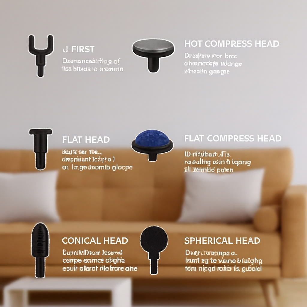 MDHL Warm Compress Massage Gun – 6-Gear Deep Tissue Muscle Relaxer