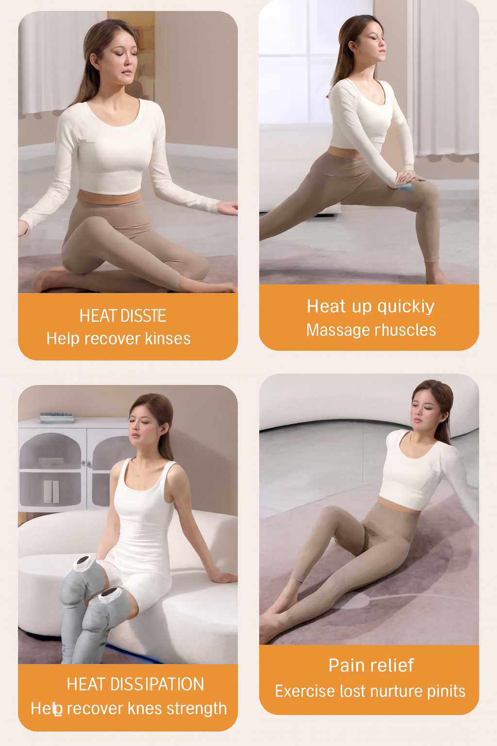 MDHL Hot Compress Knee Massager – Model MD-9860