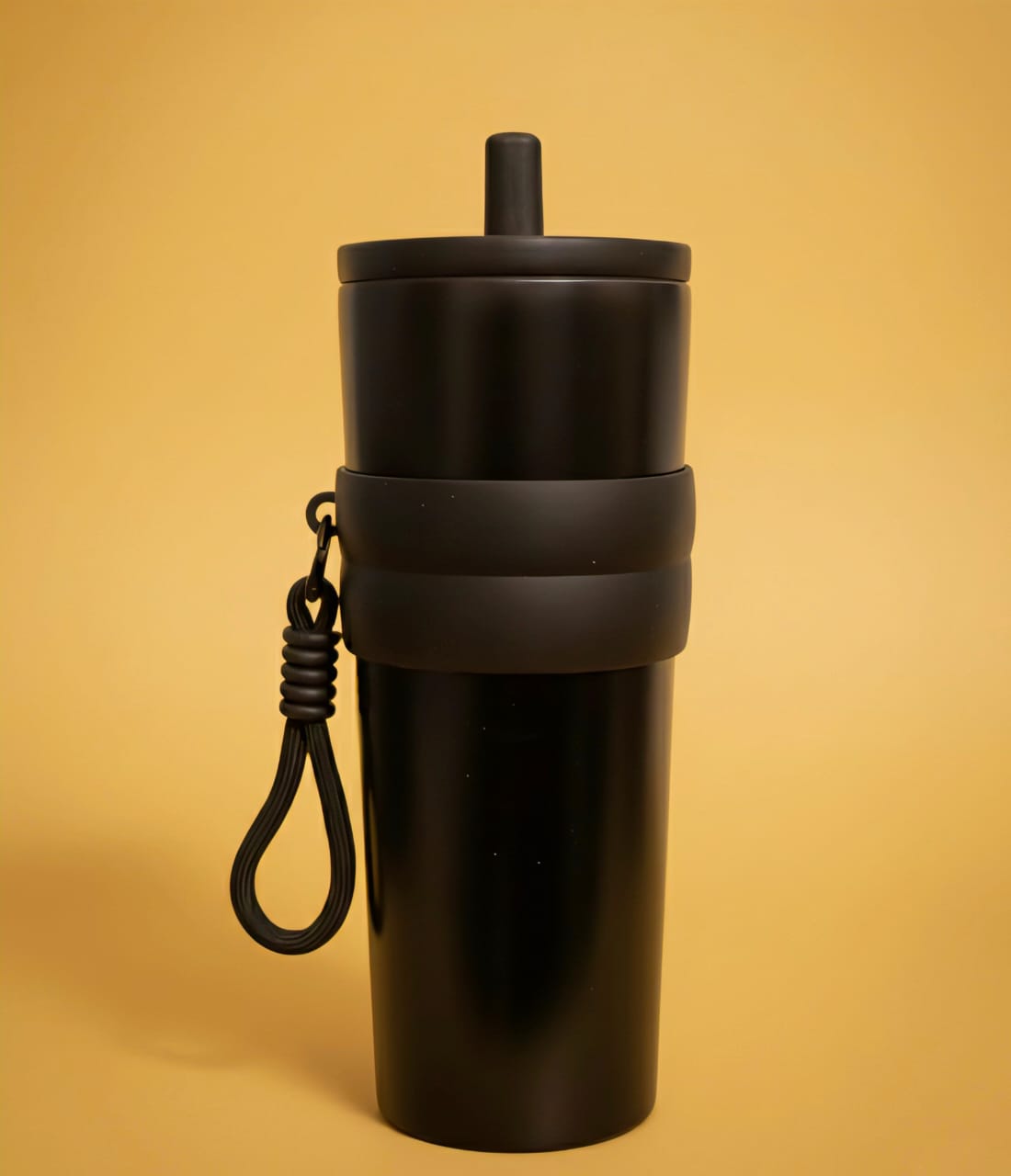 Premium Leak-Proof Silicone Grip Sipper Tumbler with Charm – 750ml