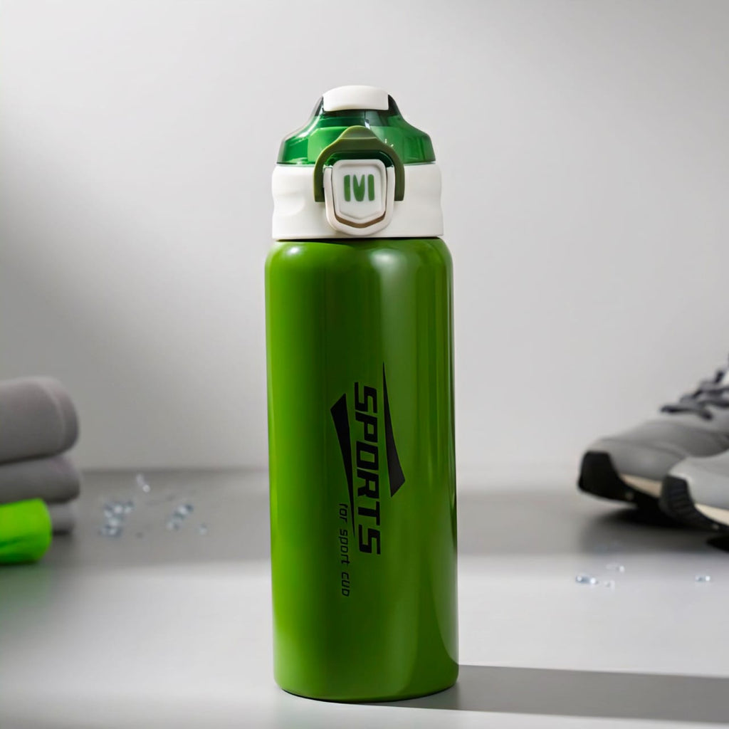 Premium Sports Water Bottle – Leakproof, One-Touch Flip Lid, BPA-Free (750ml)